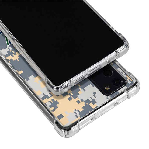 NBA Utah Jazz Grey Digi Camo Galaxy Note20 5G Clear Case