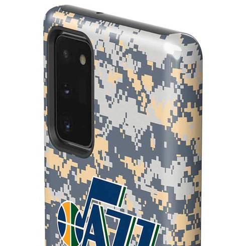 NBA Utah Jazz Grey Digi Camo Galaxy Note20 5G Pro Case