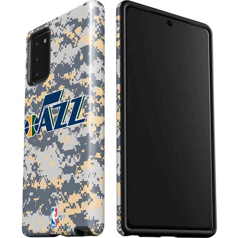 NBA Utah Jazz Grey Digi Camo Galaxy Note20 5G Pro Case