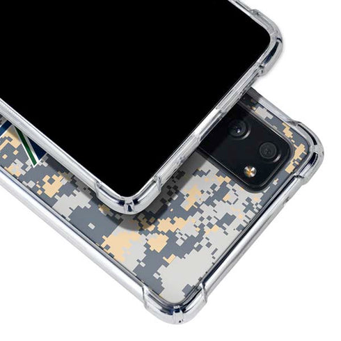 NBA Utah Jazz Grey Digi Camo Galaxy S20 FE Clear Case
