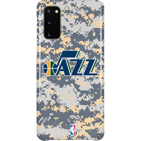 NBA Utah Jazz Grey Digi Camo Galaxy S20 Lite Case
