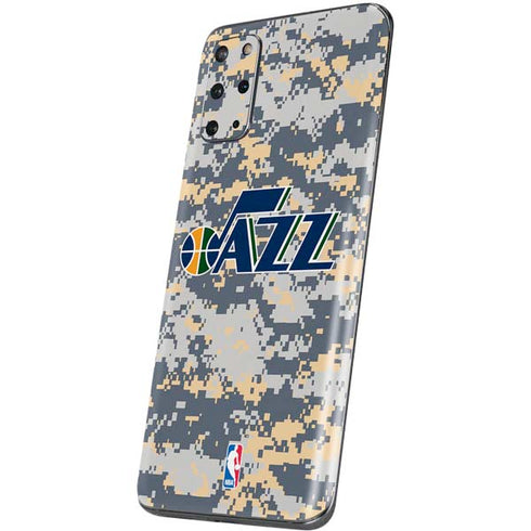 NBA Utah Jazz Grey Digi Camo Galaxy S20 Plus Skin