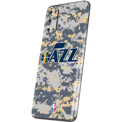 NBA Utah Jazz Grey Digi Camo Galaxy S20 Skin