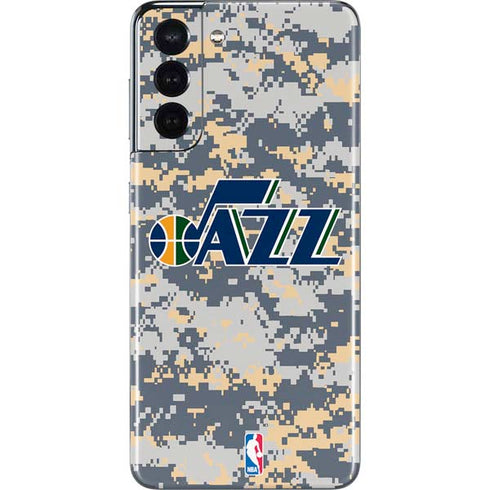 NBA Utah Jazz Grey Digi Camo Galaxy S21 5G Skin