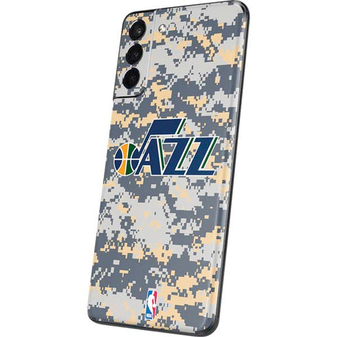 NBA Utah Jazz Grey Digi Camo Galaxy S21 5G Skin