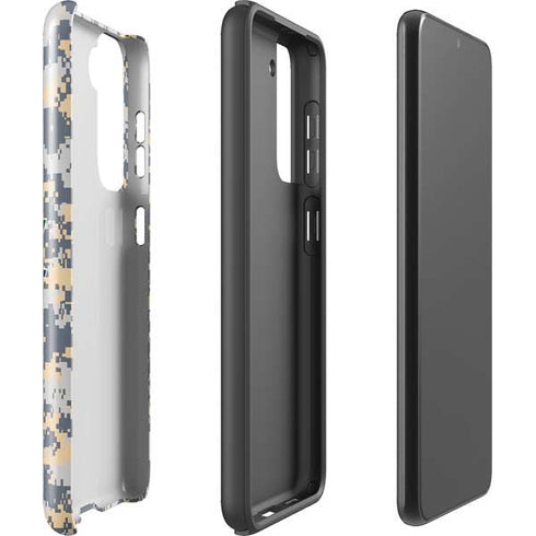 NBA Utah Jazz Grey Digi Camo Galaxy S21 Plus 5G Pro Case