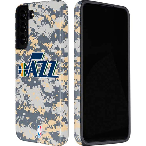 NBA Utah Jazz Grey Digi Camo Galaxy S22 Pro Case