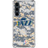 NBA Utah Jazz Grey Digi Camo Galaxy S23 FE Clear Case