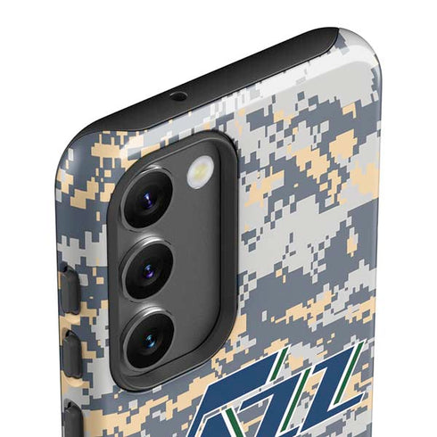 NBA Utah Jazz Grey Digi Camo Galaxy S23 Pro Case