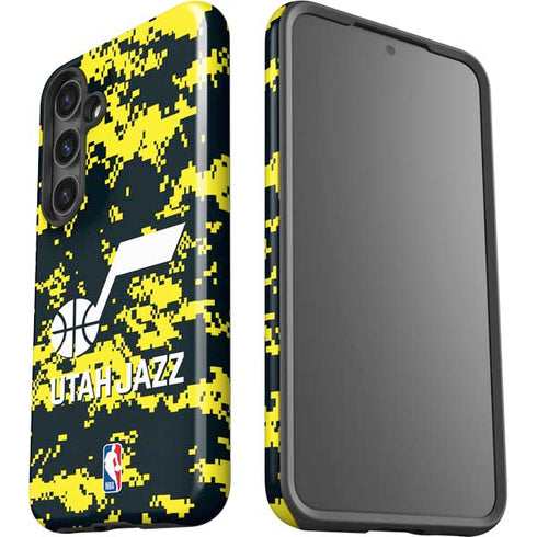 NBA Utah Jazz Grey Digi Camo Galaxy S24 Impact Case