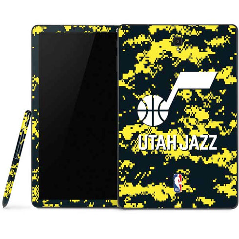NBA Utah Jazz Grey Digi Camo Samsung Galaxy Tab Skin
