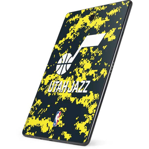 NBA Utah Jazz Grey Digi Camo Samsung Galaxy Tab Skin
