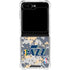 NBA Utah Jazz Grey Digi Camo Galaxy Z Flip5 5G Clear Case