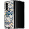 NBA Utah Jazz Grey Digi Camo Galaxy Z Fold4 5G Clear Case