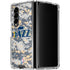 NBA Utah Jazz Grey Digi Camo Galaxy Z Fold4 5G Clear Case