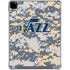 NBA Utah Jazz Grey Digi Camo iPad Pro 12.9in (2020) Clear Case