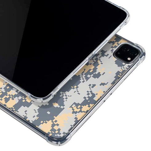 NBA Utah Jazz Grey Digi Camo iPad Pro 12.9in (2020) Clear Case