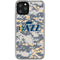 NBA Utah Jazz Grey Digi Camo iPhone 11 Pro Clear Case