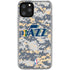 NBA Utah Jazz Grey Digi Camo iPhone 11 Pro Clear Case