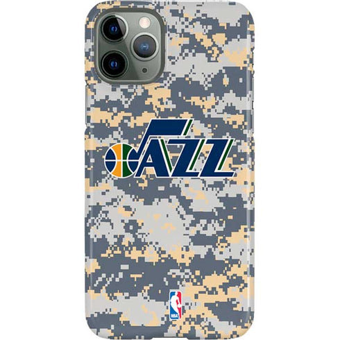 NBA Utah Jazz Grey Digi Camo iPhone 11 Pro Lite Case