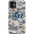 NBA Utah Jazz Grey Digi Camo iPhone 12 Mini Lite Case