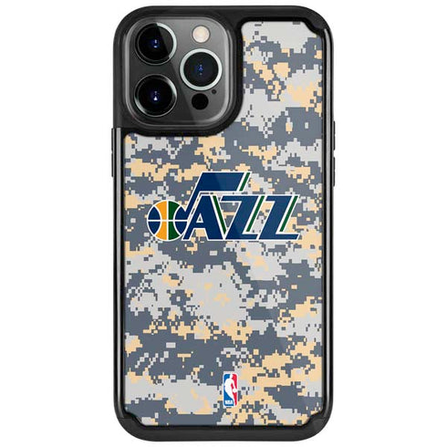 NBA Utah Jazz Grey Digi Camo iPhone 13 Pro Cargo Case