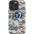 NBA Utah Jazz Grey Digi Camo iPhone 13 Pro Impact Case
