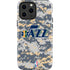 NBA Utah Jazz Grey Digi Camo iPhone 13 Pro Max Impact Case