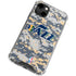 NBA Utah Jazz Grey Digi Camo iPhone 14 Clear Case