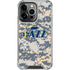 NBA Utah Jazz Grey Digi Camo iPhone 14 Pro Clear Case
