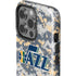 NBA Utah Jazz Grey Digi Camo iPhone 14 Pro Impact Case