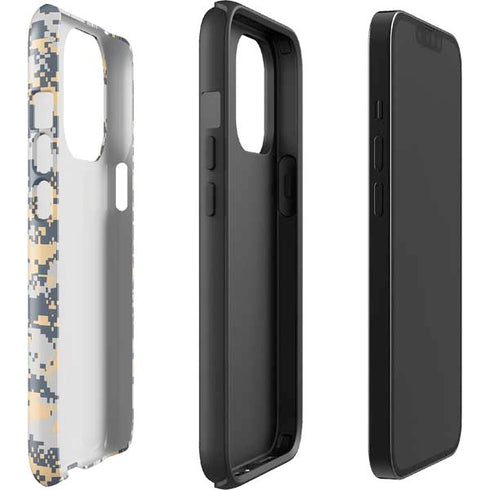 NBA Utah Jazz Grey Digi Camo iPhone 14 Pro Impact Case