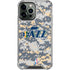 NBA Utah Jazz Grey Digi Camo iPhone 14 Pro Max Clear Case