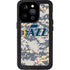 NBA Utah Jazz Grey Digi Camo iPhone 14 Pro Waterproof Case