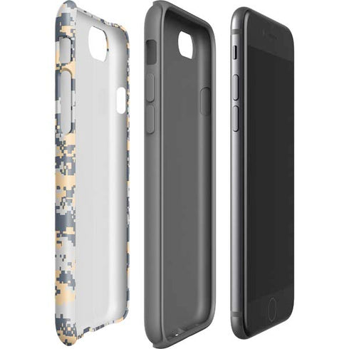 NBA Utah Jazz Grey Digi Camo iPhone SE (2nd & 3rd Gen) Pro Case