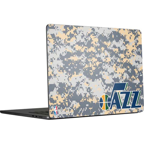 NBA Utah Jazz Grey Digi Camo MacBook Air 15 in (2023) Skin
