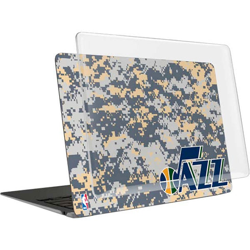 NBA Utah Jazz Grey Digi Camo MacBook Air 15in (2023-2025) Case plus Skin