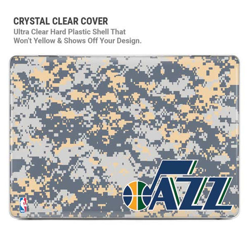 NBA Utah Jazz Grey Digi Camo MacBook Air 15in (2023-2025) Case plus Skin