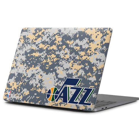 NBA Utah Jazz Grey Digi Camo Apple MacBook Pro 13-inch Skin