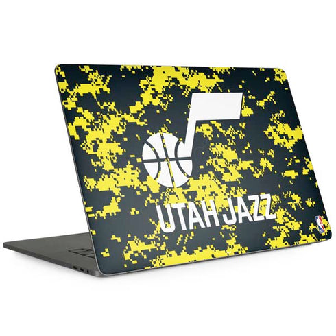 NBA Utah Jazz Grey Digi Camo Apple MacBook Pro 15-inch Skin