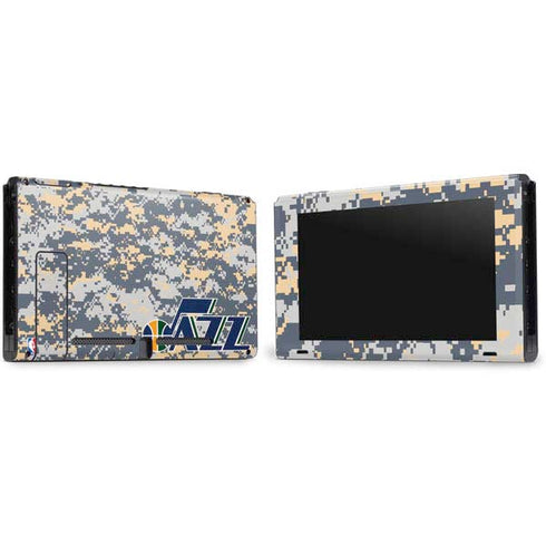 NBA Utah Jazz Grey Digi Camo Nintendo Switch Bundle Skin