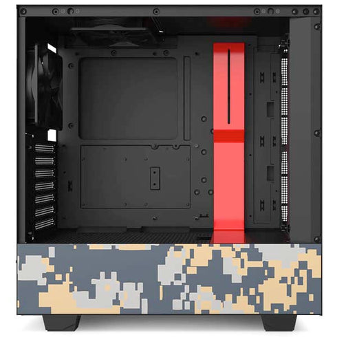 NBA Utah Jazz Grey Digi Camo NZXT H510 Compact ATX Mid-Tower Case Skin