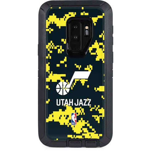 NBA Utah Jazz Grey Digi Camo Otterbox Defender Galaxy Skin