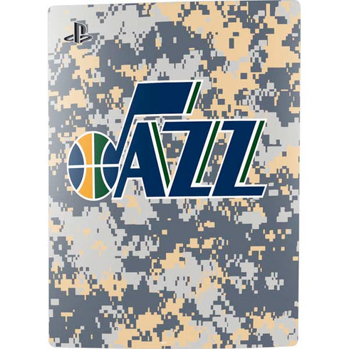 NBA Utah Jazz Grey Digi Camo PS5 Bundle Skin