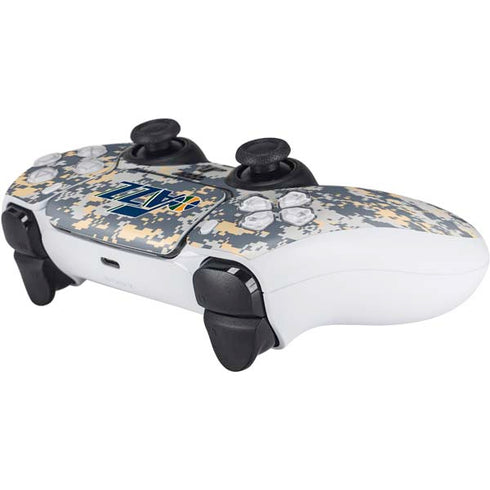 NBA Utah Jazz Grey Digi Camo PS5 Controller Skin
