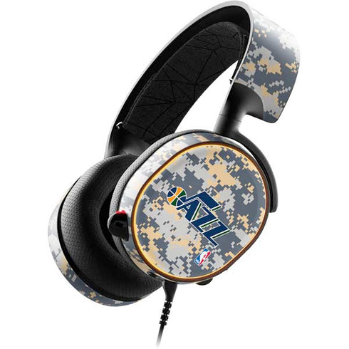NBA Utah Jazz Grey Digi Camo SteelSeries Arctis 5 Skin
