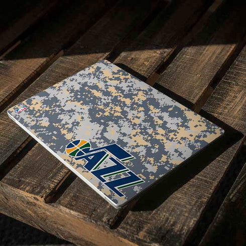 NBA Utah Jazz Grey Digi Camo Surface Laptop 3 13.5in Skin