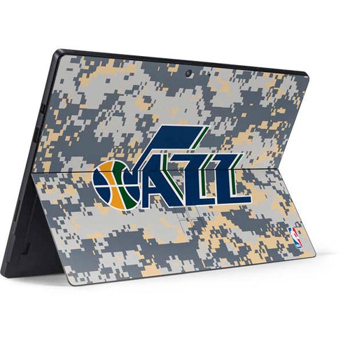 NBA Utah Jazz Grey Digi Camo Surface Pro 7 Skin