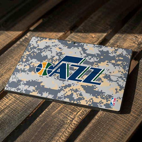 NBA Utah Jazz Grey Digi Camo Surface Pro 7 Skin