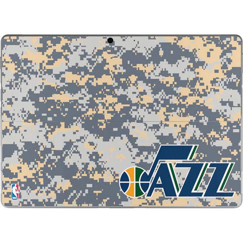 NBA Utah Jazz Grey Digi Camo Surface Pro 9 Skin
